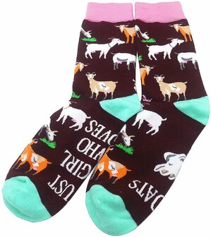 Sokken Geiten &nbsp;&quot;Just a girl who loves Goats&quot; 