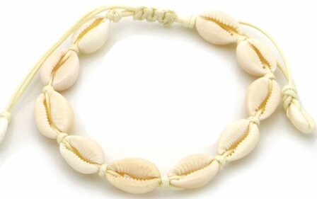 Enkelbandje schelpen /enkelketting