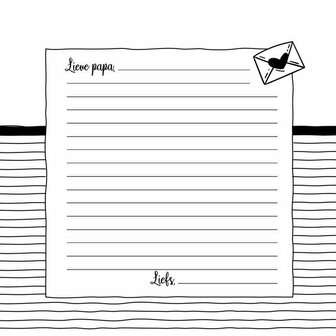 &nbsp;Jij bent mijn liefste papa - Hardcover Wire-o Invulboek SilliBeads