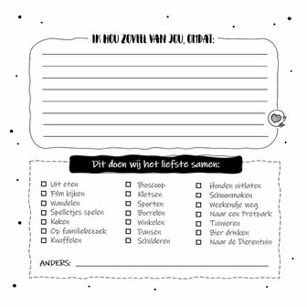 &nbsp;Jij bent mijn liefste papa - Hardcover Wire-o Invulboek SilliBeads