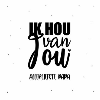 &nbsp;Jij bent mijn liefste papa - Hardcover Wire-o Invulboek SilliBeads