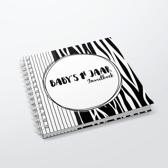 Invulboek Baby&#039;s 1e jaar - Hardcover SilliBeads&nbsp;