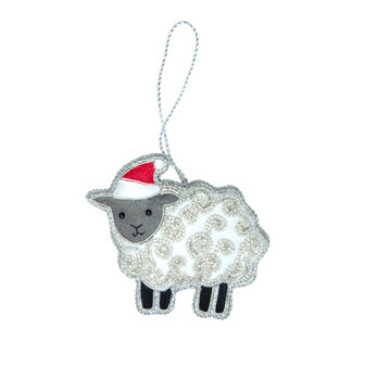 Kerstbal Schaap Zari Kerstdecoratie Sass &amp; Belle