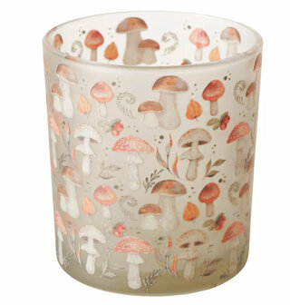 Theelicht Paddenstoelen 7X7XH8CM 