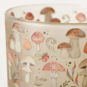 Theelicht Paddenstoelen 7X7XH8CM 