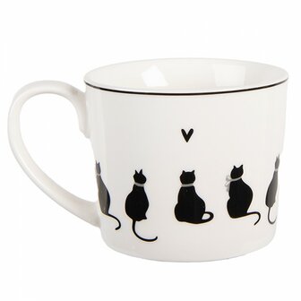 Mok met Katten en Hartje
