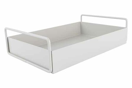 DIENBLAD GRIJS 30X20XH8CM METAAL