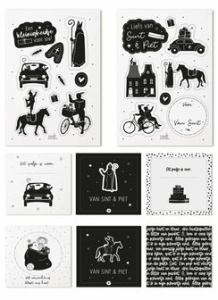 Sint cadeau kaartjes + cadeau stickers Zoedt