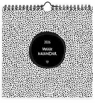 Weekkalender 2026 overzichtelijke weekplanner ZOEDT