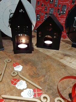 Stafjes Goud | Hout&amp;#x00a0;2 stuks