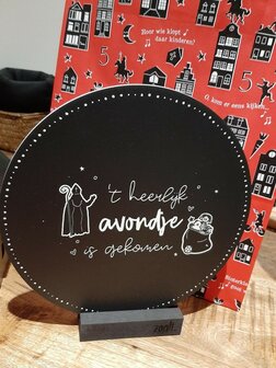 Muurcirkel Sinterklaas heerlijk avondje