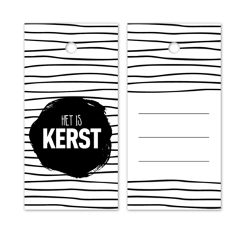 Cadeaukaartjes Het is Kerst set 2 stuks