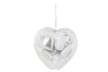 Kerstballen Hartjes in Hart