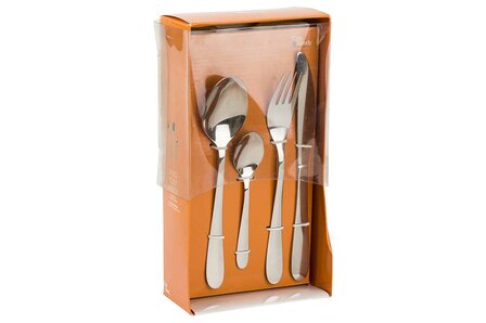 BESTEKSET 6 PERSONEN 24-DELIG RVS