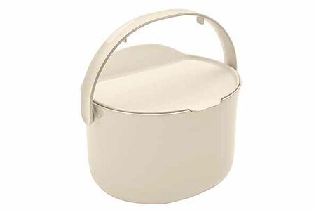 Creme Afvalbakje/afvalemmer 3,3 L aanrecht 24X20.5X17CM
