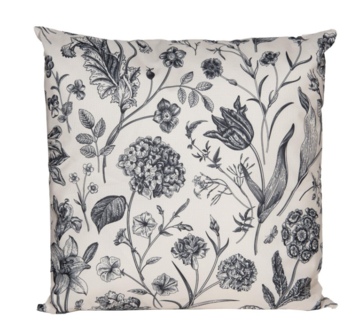 BUITENKUSSEN VINTAGE BLOEMEN 45X45CM