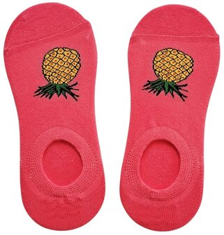 Enkel sokken&nbsp;Ananas&nbsp;38-45 Roze/Geel