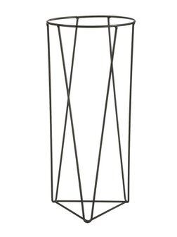&nbsp;Plantenstandaard zwart - h40xd18cm. Voor bloempot en plant.