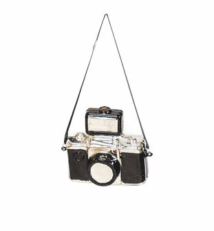 Kersthanger/Kerstbal - Camera - Glas 
