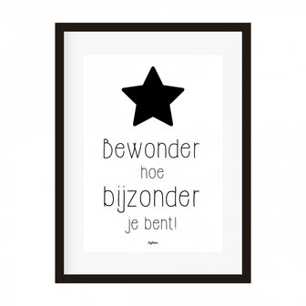 Poster | Bewonder hoe bijzonder je bent