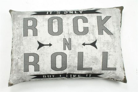 Kussenovertrek 40 x 60 cm - Rock N Roll