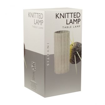 lamp met breimotief