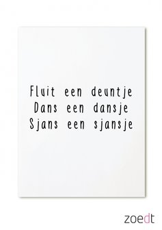 Kaart  | FLUIT,DANS,SJANS