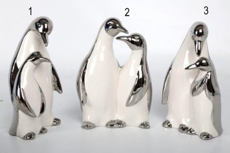 Pinguin Wit-Zilverkleur 3 assorti