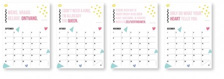 Verjaardagskalender in Kleur byBean