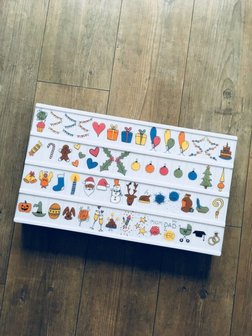 Feestdagen&nbsp;Emoticons, Figuren, plaatjes voor de Lightbox A6 formaat.