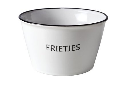 SCHAALTJE MET TEKST &#039;FRIETJES