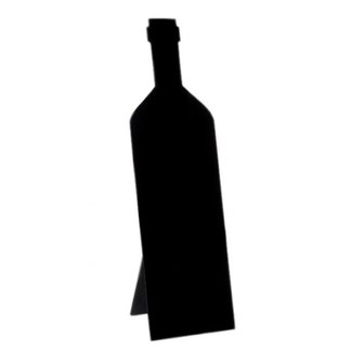 Krijtbord wijnfles staand 29 cm