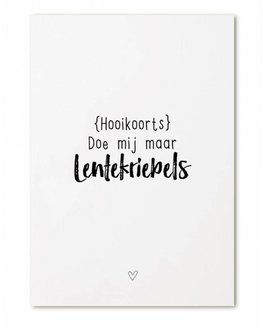  (Hooikoorts) doe mij maar Lentekriebels kaart