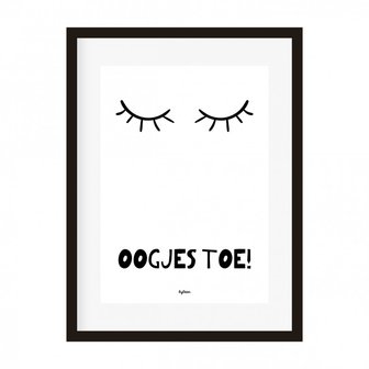 Poster | Oogjes toe