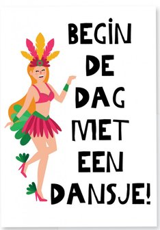 Kaart | Begin de dag met een dansje