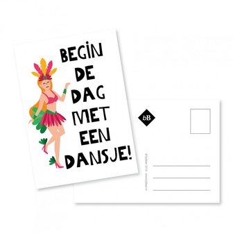 Kaart | Begin de dag met een dansje