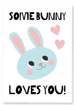 Kaart Some Bunny Loves you