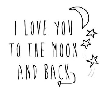 Photoblock | Love you to the Moon...