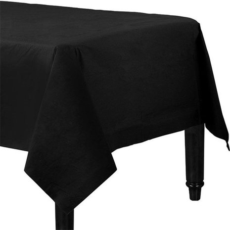 Tafelkleed Wit of Zwart Tissue/plastic