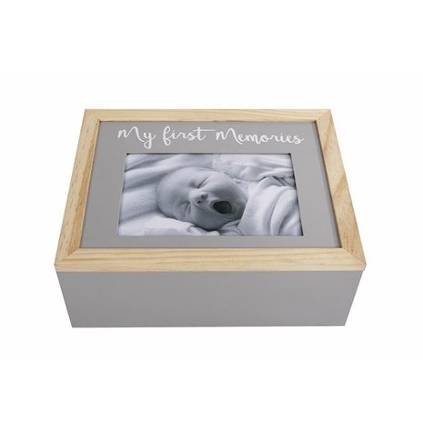 Opbergdoos/box "My First Memories" baby 24 cm