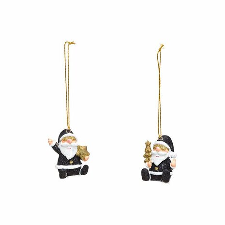 KERSTBOOM HANGER KERSTMAN  2 STUKS 4x4x3cm 