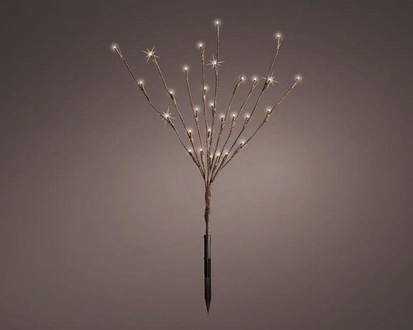 decroratie tak met 30 lampen hoogte 50cm warm wit werkt op batterij