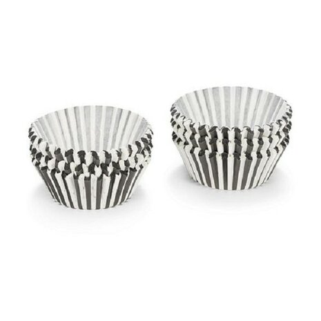  Cupcakes Zwart-wit streep 5 cm 200 stuks