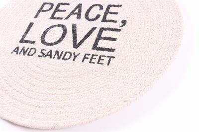 Placemat Placemat for beach, Peace, Love and... 25CM