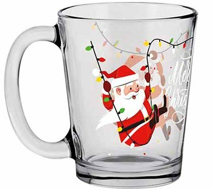 MOK KERST ,CHRISTMAS SWING MOK/MUG 31CL SET2