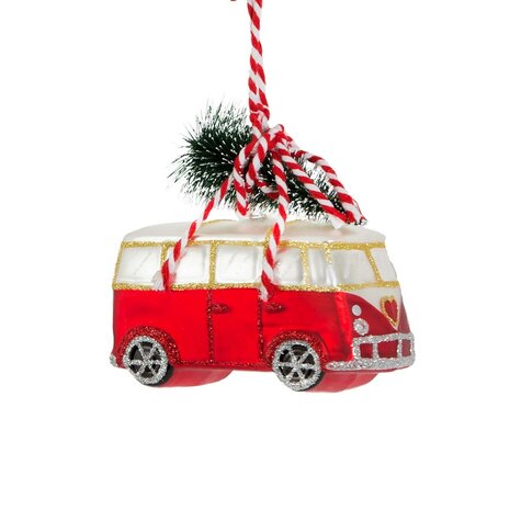 Kerst-auto Kerstbal Camper Van