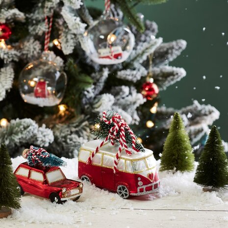Kerst-auto Kerstbal Camper Van