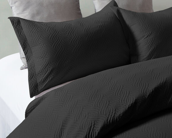 Bedsprei / deken Wave Sprei Zwart