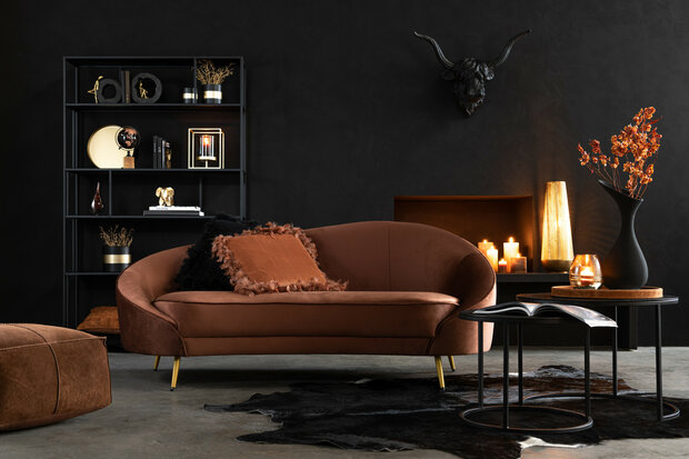 Sofa Elisabeth Groen/Grijs/Bruin J-Line