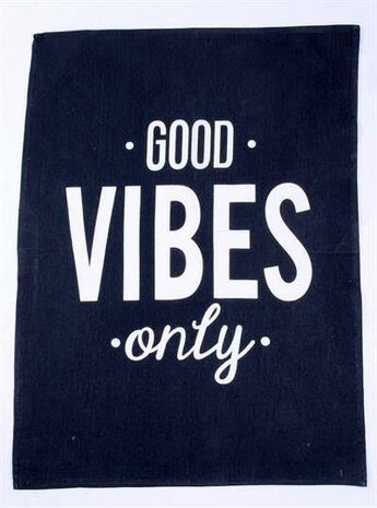 Theedoek Good vibes only